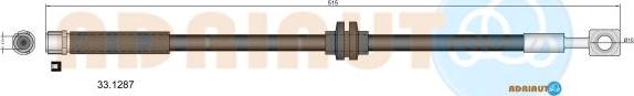 Adriauto 33.1287 - Гальмівний шланг avtolavka.club