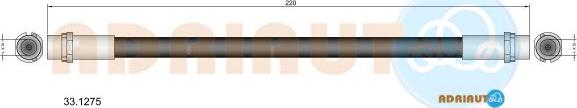 Adriauto 33.1275 - Гальмівний шланг avtolavka.club