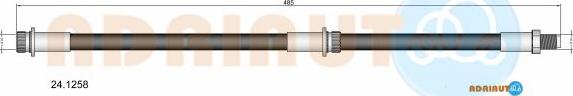 Adriauto 24.1258 - Гальмівний шланг avtolavka.club