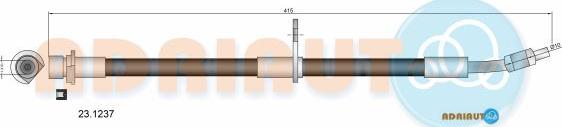 Adriauto 23.1237 - Гальмівний шланг avtolavka.club
