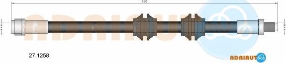 Adriauto 27.1258 - Гальмівний шланг avtolavka.club