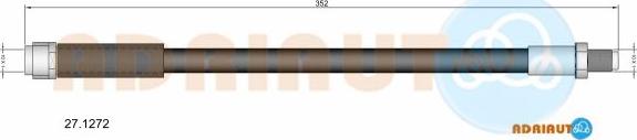 Adriauto 27.1272 - Гальмівний шланг avtolavka.club