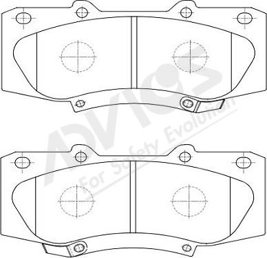 DJ Parts BP2167 - Гальмівні колодки, дискові гальма avtolavka.club