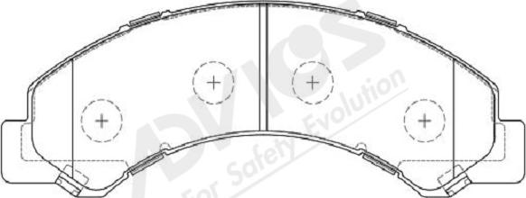 ADVICS-SEA B1N063Y - Гальмівні колодки, дискові гальма avtolavka.club