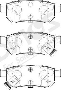 ADVICS-SEA C2N022Y - Гальмівні колодки, дискові гальма avtolavka.club