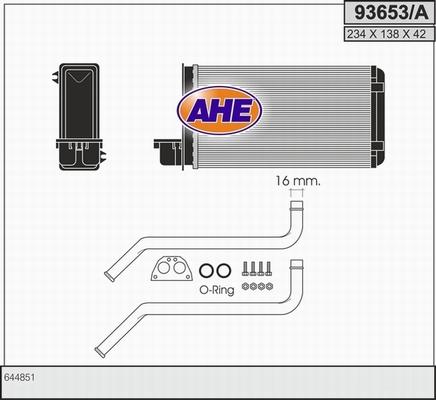 AHE 93653/A - Теплообмінник, опалення салону avtolavka.club