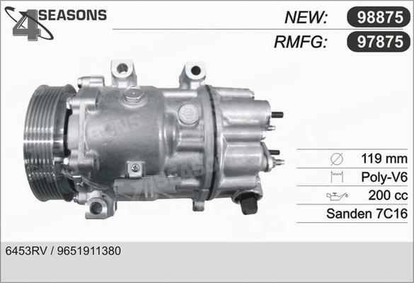 AHE 97875 - Компресор, кондиціонер avtolavka.club