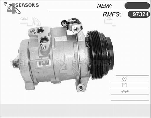 AHE 97324 - Компресор, кондиціонер avtolavka.club