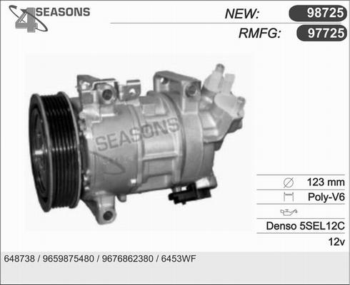 AHE 97725 - Компресор, кондиціонер avtolavka.club