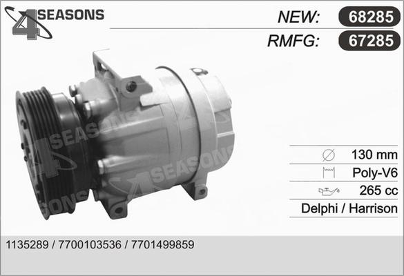 AHE 67285 - Компресор, кондиціонер avtolavka.club