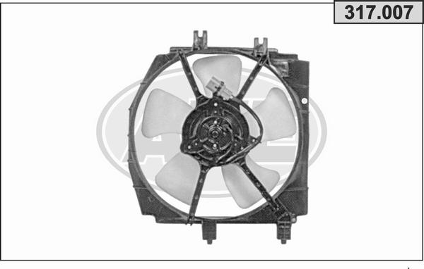 AHE 317.007 - Вентилятор, охолодження двигуна avtolavka.club