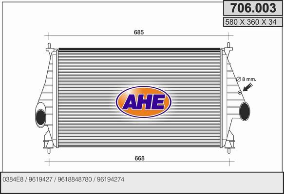 AHE 706.003 - Интеркулер avtolavka.club