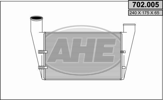 AHE 702.005 - Интеркулер avtolavka.club