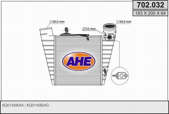 AHE 702.032 - Интеркулер avtolavka.club