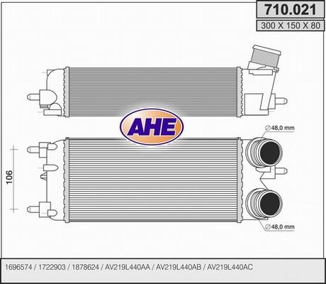 AHE 710.021 - Интеркулер avtolavka.club