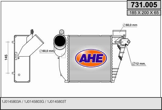 AHE 731.005 - Интеркулер avtolavka.club