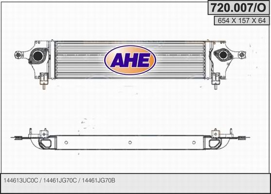 AHE 720.007/O - Интеркулер avtolavka.club