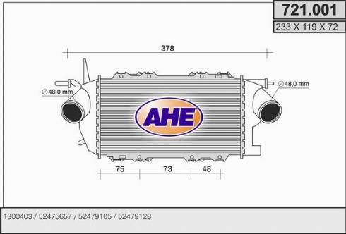 AHE 721.001 - Интеркулер avtolavka.club