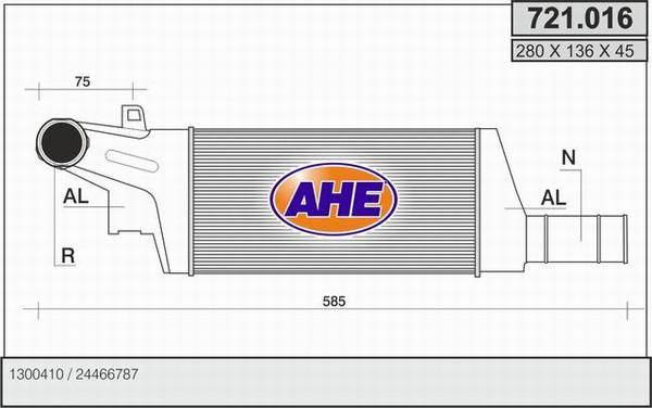 AHE 721.016 - Интеркулер avtolavka.club