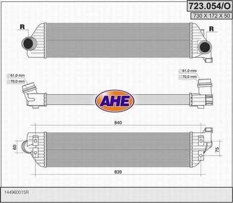 AHE 723.054/O - Интеркулер avtolavka.club