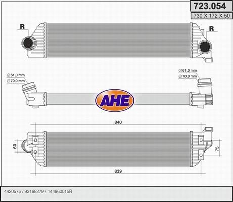 AHE 723.054 - Интеркулер avtolavka.club