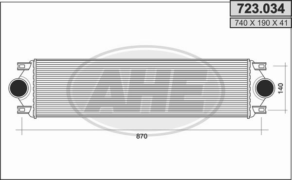 AHE 723.034 - Интеркулер avtolavka.club