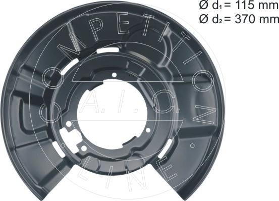 AIC 56989 - Відбивач, диск гальмівного механізму avtolavka.club