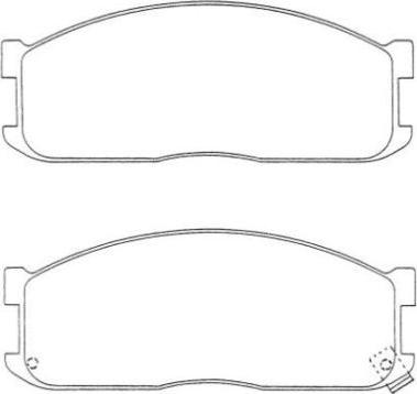 Aisin ASN-120W - Гальмівні колодки, дискові гальма avtolavka.club