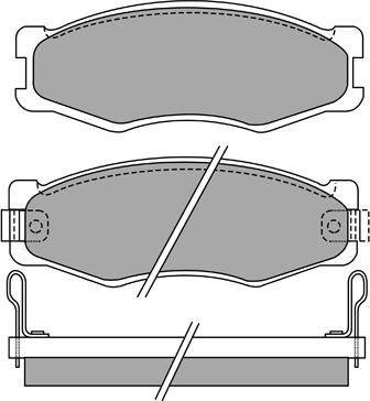 AISIN ASN-2076 - Гальмівні колодки, дискові гальма avtolavka.club