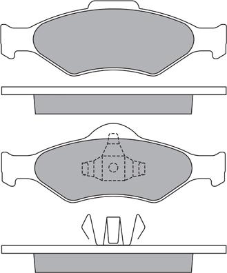 AISIN ASN-2143 - Гальмівні колодки, дискові гальма avtolavka.club