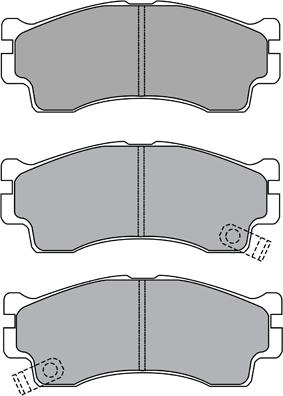 AISIN ASN-2181 - Гальмівні колодки, дискові гальма avtolavka.club