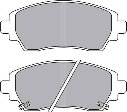 AISIN ASN-2178 - Гальмівні колодки, дискові гальма avtolavka.club