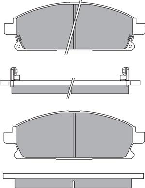 Aisin ASN-2203 - Гальмівні колодки, дискові гальма avtolavka.club