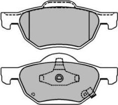 AISIN ASN-2234 - Гальмівні колодки, дискові гальма avtolavka.club