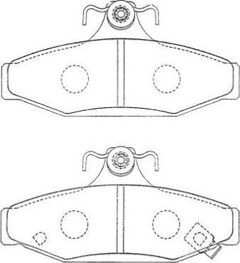 Aisin ASN-270 - Гальмівні колодки, дискові гальма avtolavka.club