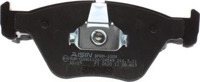 AISIN BPBM-1009 - Гальмівні колодки, дискові гальма avtolavka.club