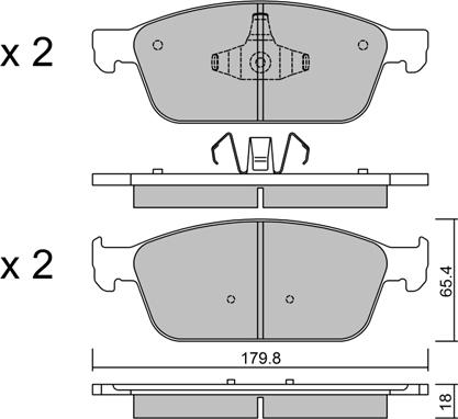 BSG BSG 30-200-047 - Гальмівні колодки, дискові гальма avtolavka.club