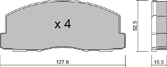 Aisin BPMI-1903 - Гальмівні колодки, дискові гальма avtolavka.club