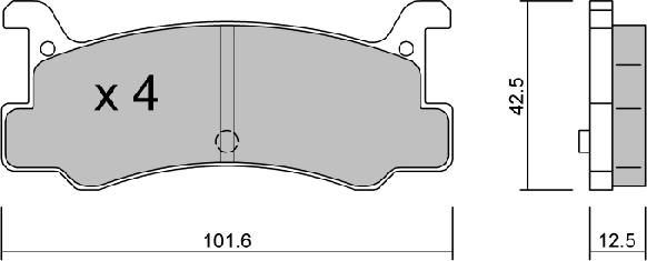 Aisin BPMZ-2002 - Гальмівні колодки, дискові гальма avtolavka.club