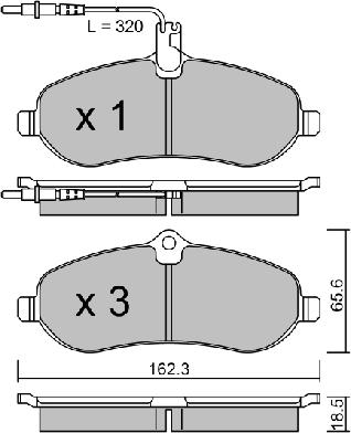 Aisin BPPE-1010 - Гальмівні колодки, дискові гальма avtolavka.club