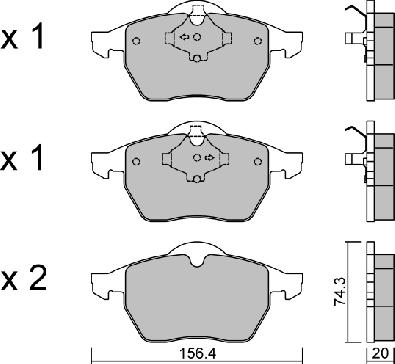 Magneti Marelli 323700023200 - Гальмівні колодки, дискові гальма avtolavka.club