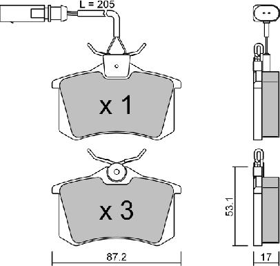 Aisin BPVW-2901 - Гальмівні колодки, дискові гальма avtolavka.club