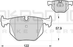 Akebono AN-4606K - Гальмівні колодки, дискові гальма avtolavka.club