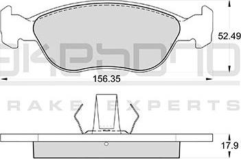 Akebono AN-4032WKE - Гальмівні колодки, дискові гальма avtolavka.club