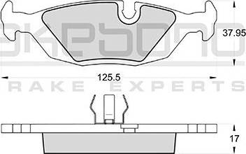 Akebono AN-4077K - Гальмівні колодки, дискові гальма avtolavka.club