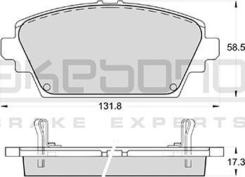 Akebono AN-8052WK - Гальмівні колодки, дискові гальма avtolavka.club