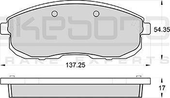 Aisin SN559P - Гальмівні колодки, дискові гальма avtolavka.club