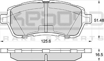 Akebono AN-753WK - Гальмівні колодки, дискові гальма avtolavka.club