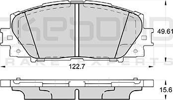 Ruville D11848301 - Гальмівні колодки, дискові гальма avtolavka.club