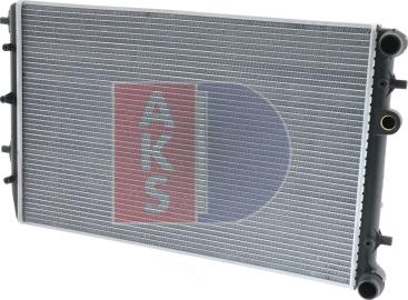 AKS Dasis 490009N - Радіатор, охолодження двигуна avtolavka.club